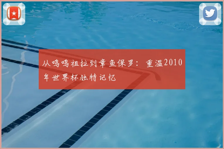 从呜呜祖拉到章鱼保罗:重温2010年世界杯独特记忆